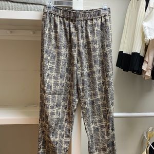 Oak + Fort Printed Trousers XS